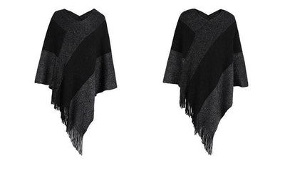 Poncho à franges - poncho-boutique
