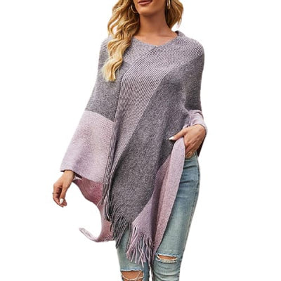 Poncho à franges - poncho-boutique