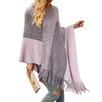 Poncho à franges - poncho-boutique