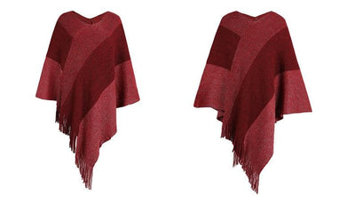 Poncho à franges - poncho-boutique
