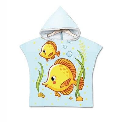 Poncho bain bébé - poncho-boutique