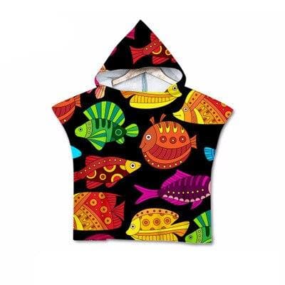 Poncho bain enfant - poncho-boutique