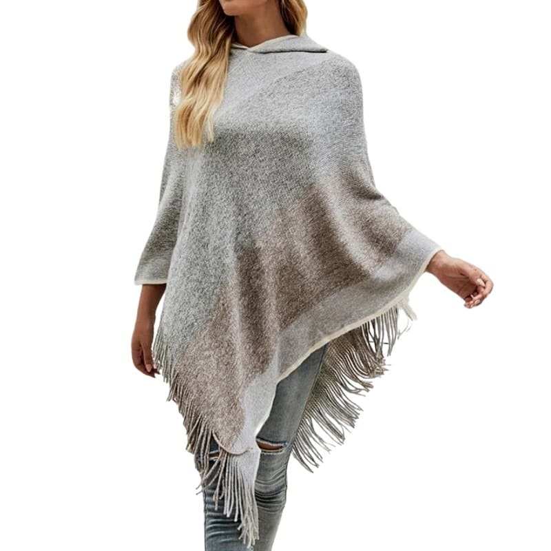 Poncho capuche femme - poncho-boutique