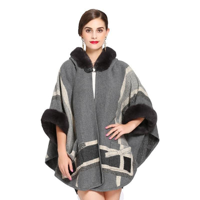 Poncho capuche - Poncho-Boutique