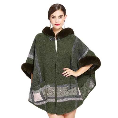 Poncho capuche - Poncho-Boutique